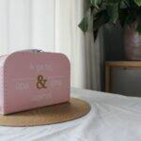 Logeerkoffer 'Generaties' | Gepersonaliseerd Roze Travel Case voor Kinderen