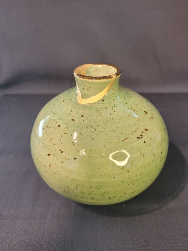 Bolvaas 'Gouden Verbinding' | Hersteld met 24kt Goud