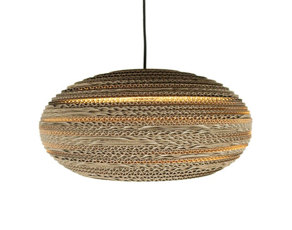 Bolvorm hanglamp karton