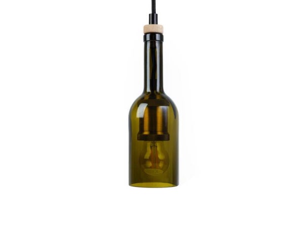 Rebottled hanglamp olive