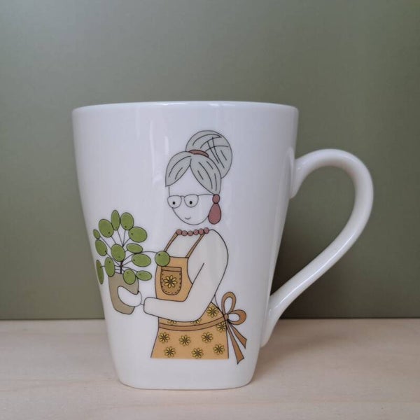 Mok - oma en haar pannenkoekenplantjes