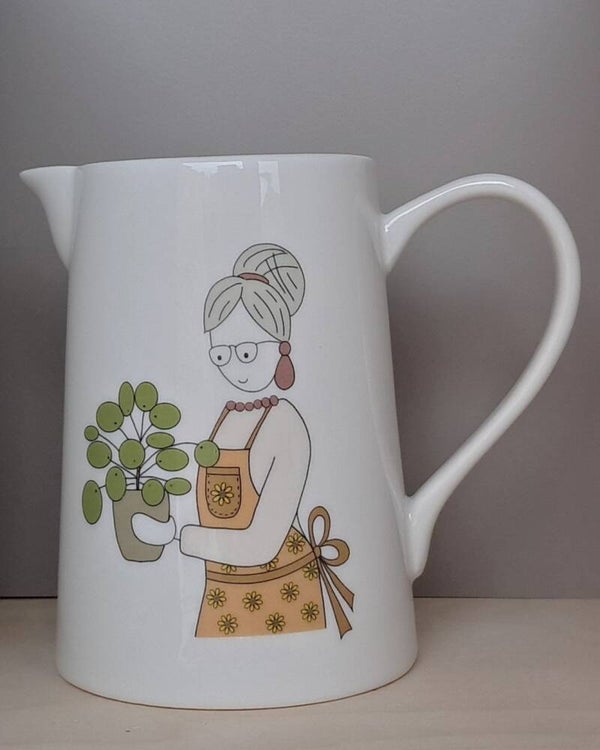 kan - oma met haar pannenkoekenplanten