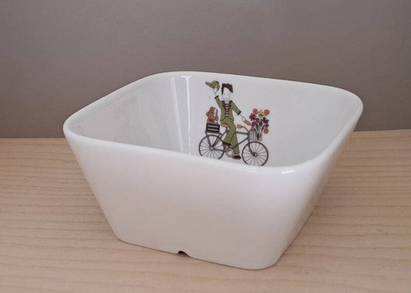 Schaal S - man op de fiets