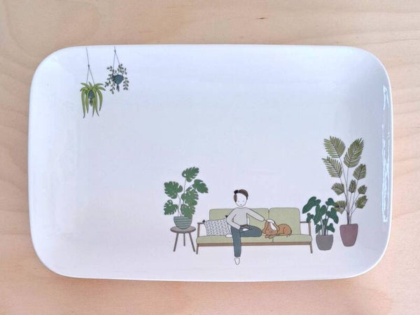 BG - man tussen de plantjes