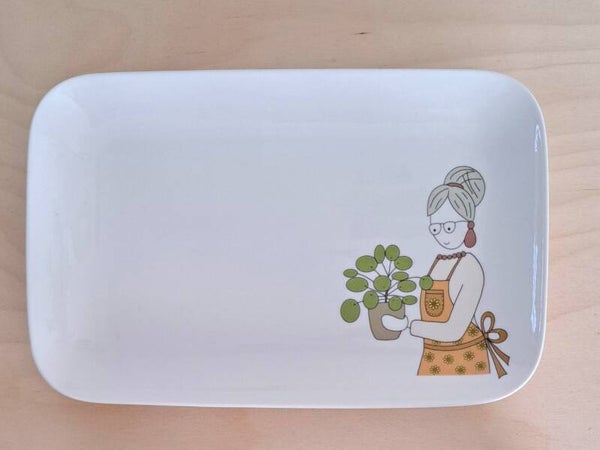 BG - oma met haar pannenkoekenplantjes