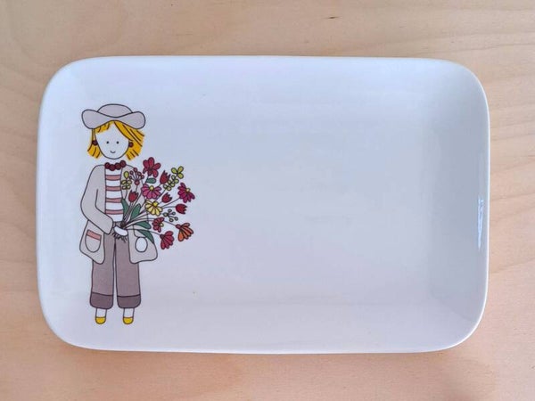 BG - meisje met boeket