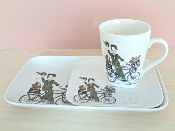 M&BK&BG - man op de fiets