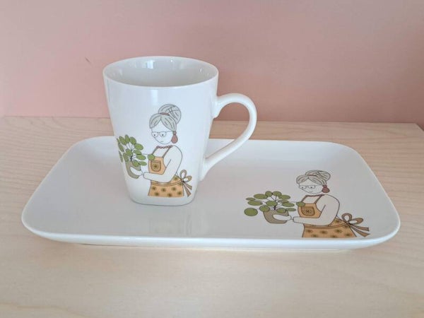 M&BG - oma met haar pannenkoekenplantjes