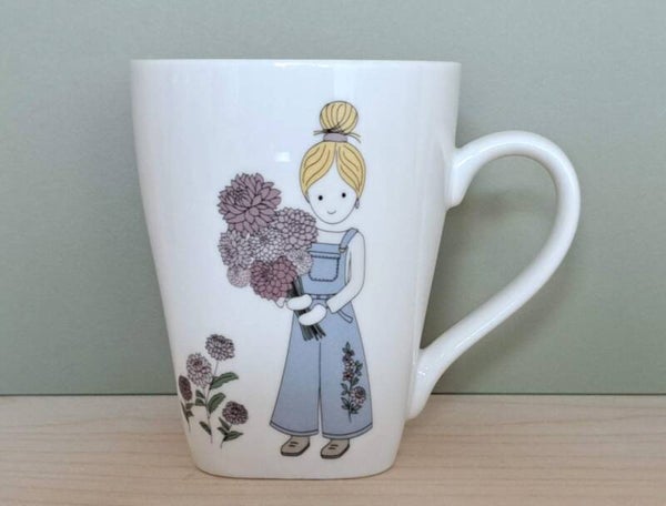 Mok - dahlia meisje blauw
