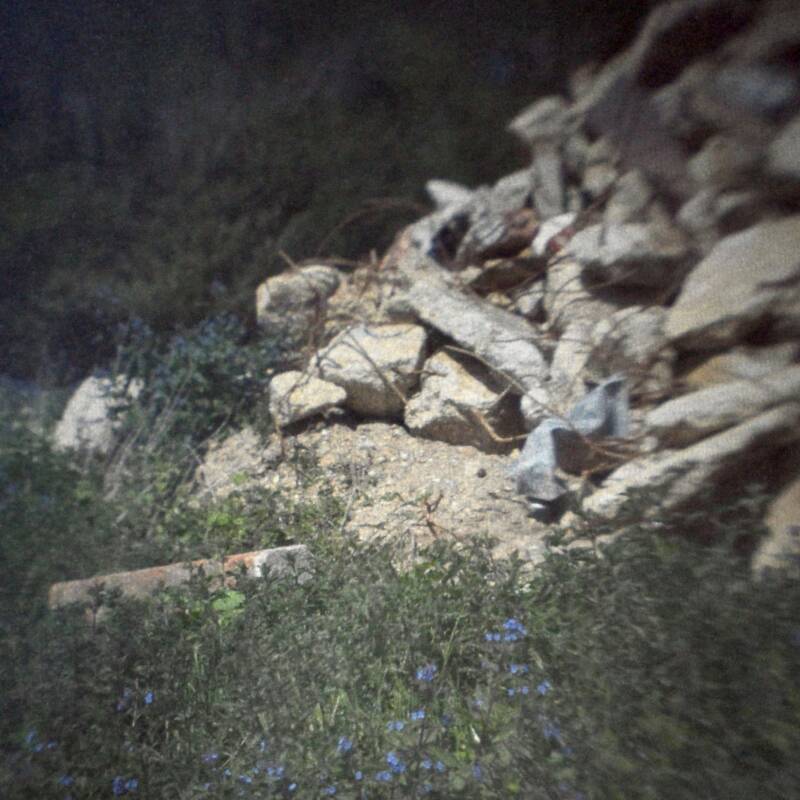 Camera obscura photo of building site