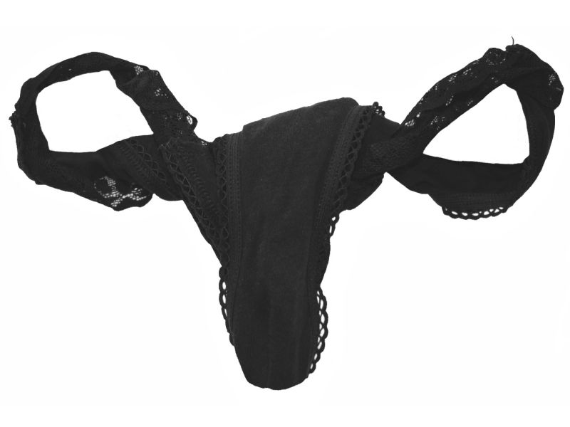 Women's underwear shaped like female reproductive system