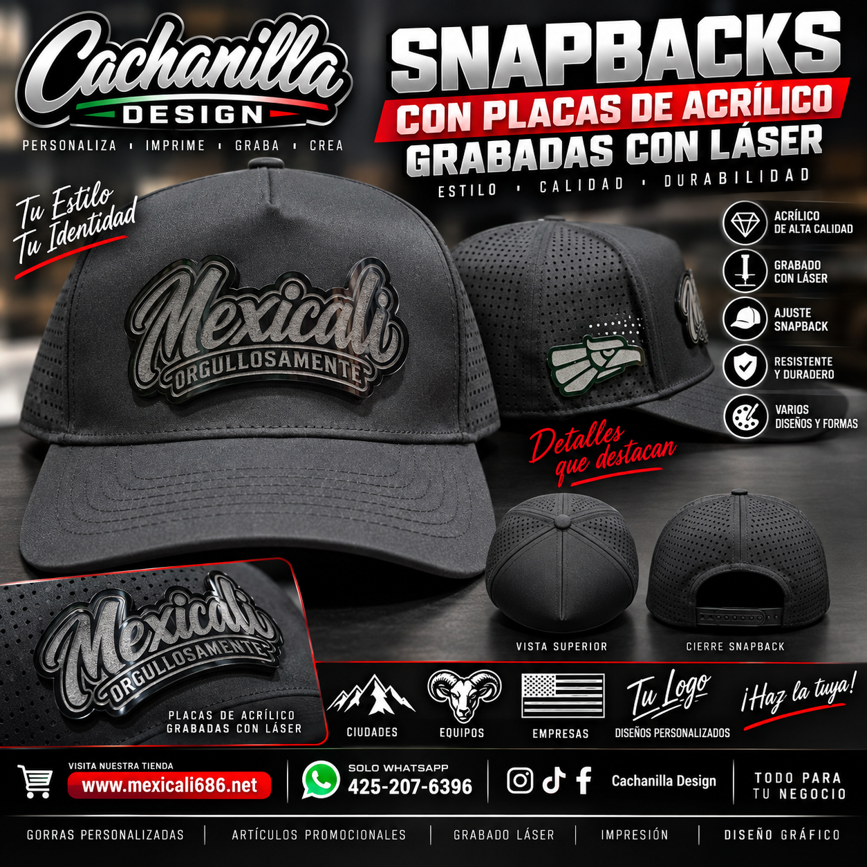 Gorra Mexicali Orgullosamente