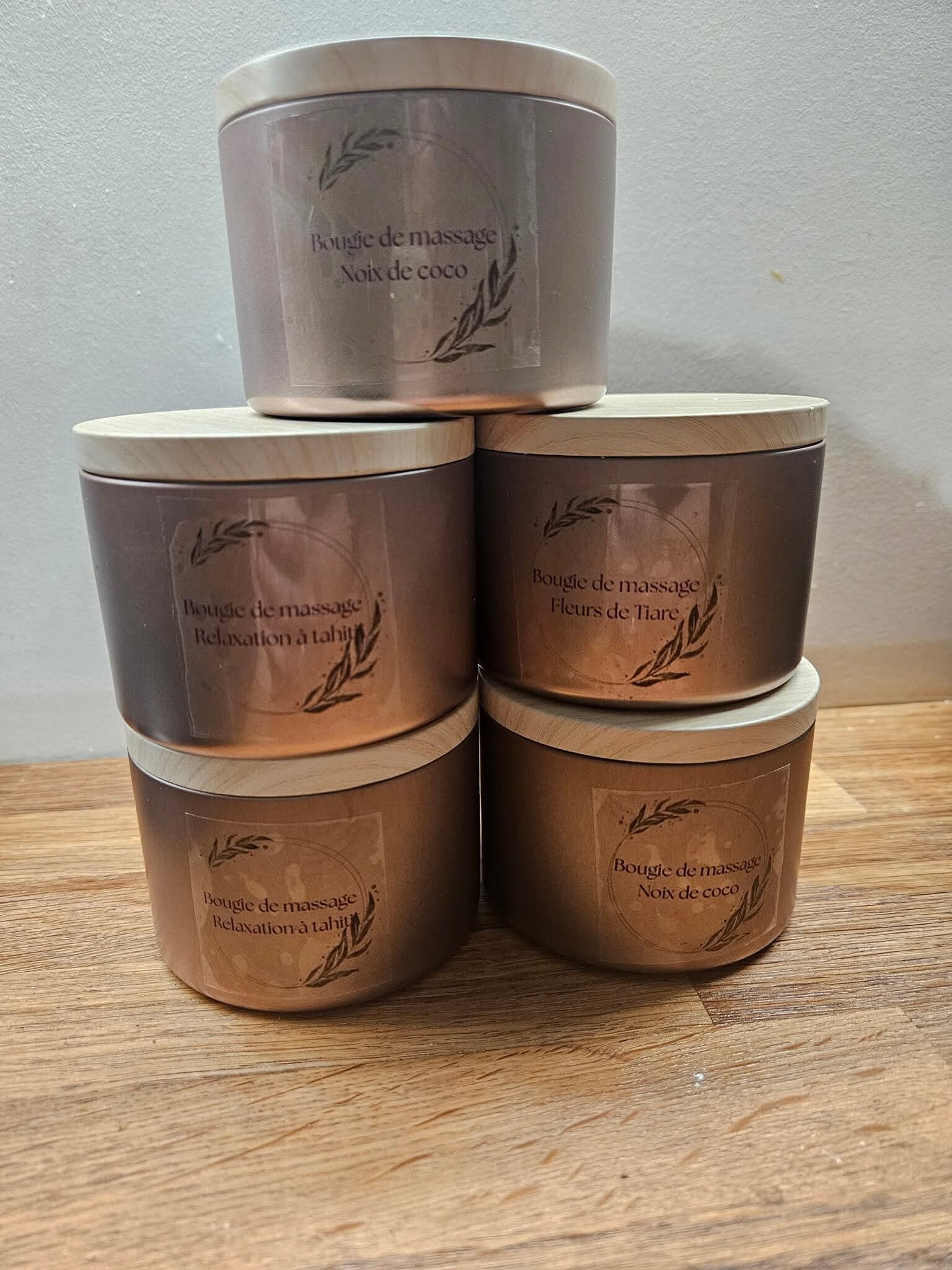 Bougies de Massage