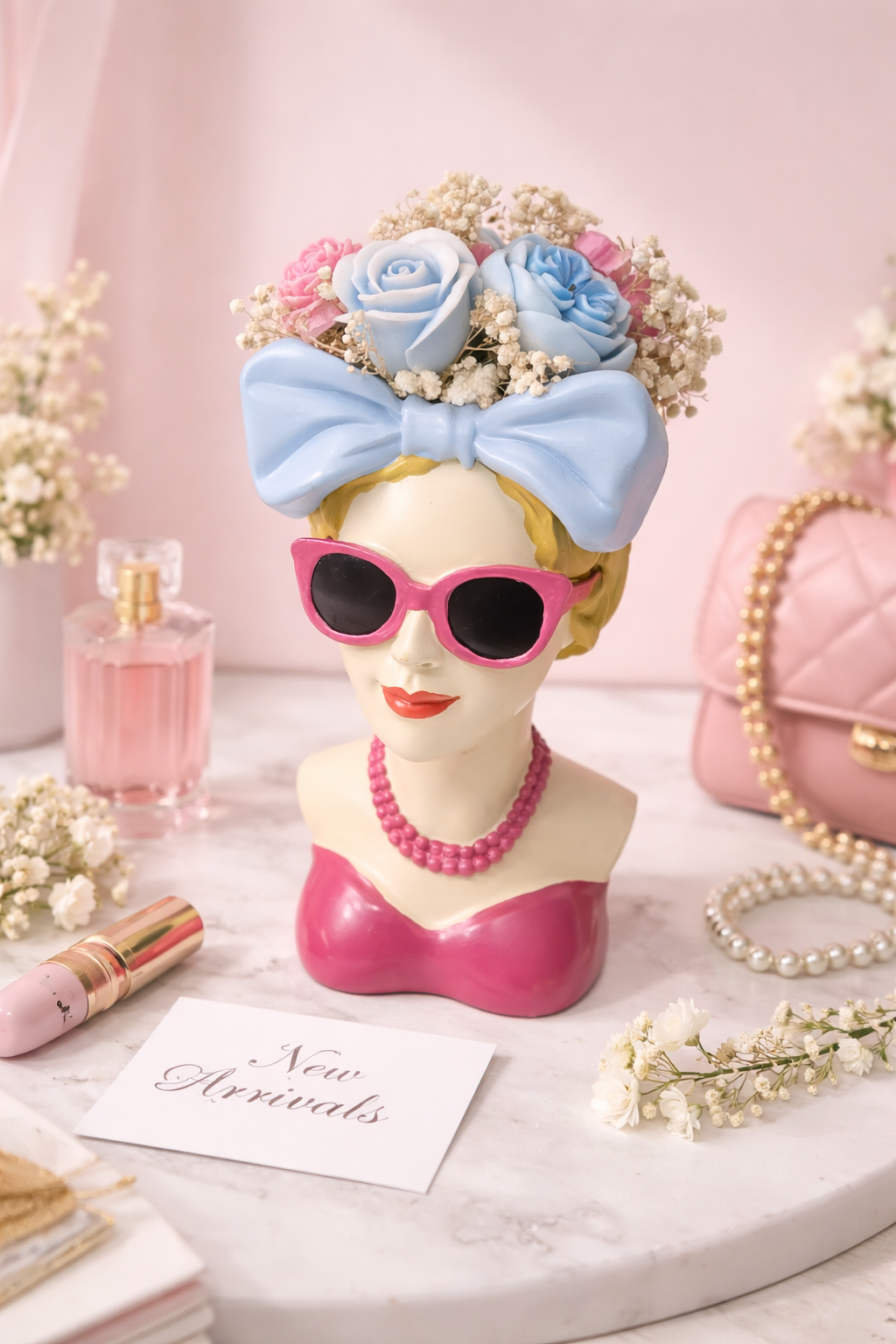 bougie Fleurs sur tête