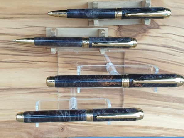 Vulpen, rollerball, balpen en vulpotlood set