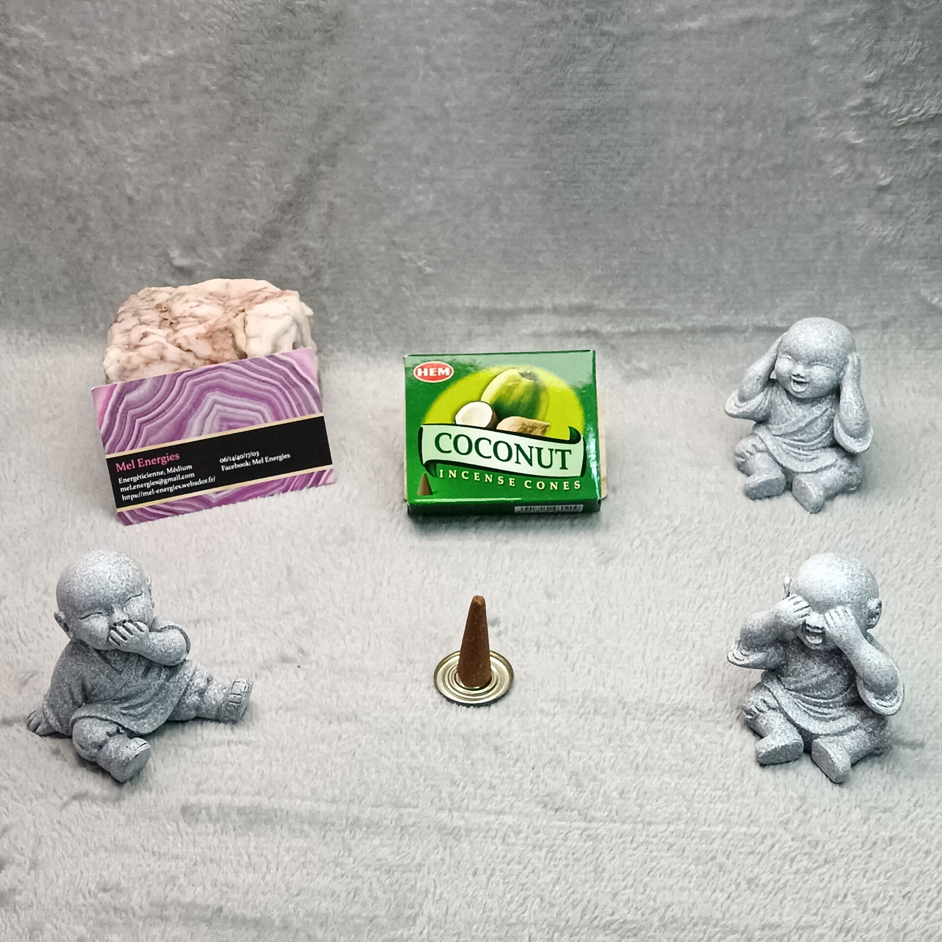 Cônes d'encens "Noix de coco"