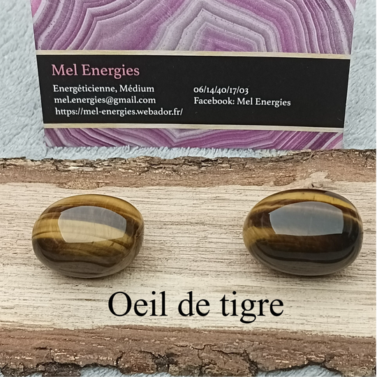 Pierres roulées "Oeil de tigre"
