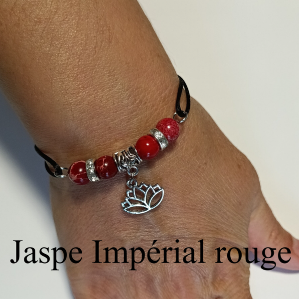 BRACELETS 4 PERLES EN PIERRES NATURELLES