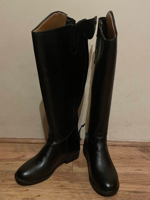 Saxon Long Riding Boots Size 4