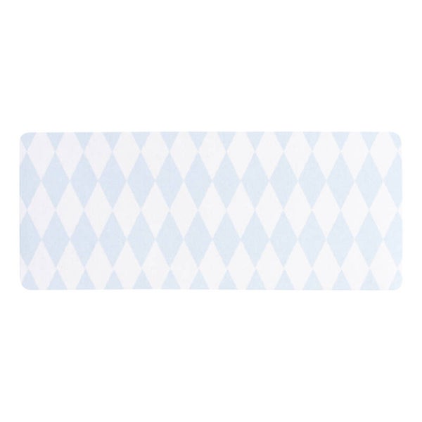 Adresetiket met blauw ruitpatroon (576.205)