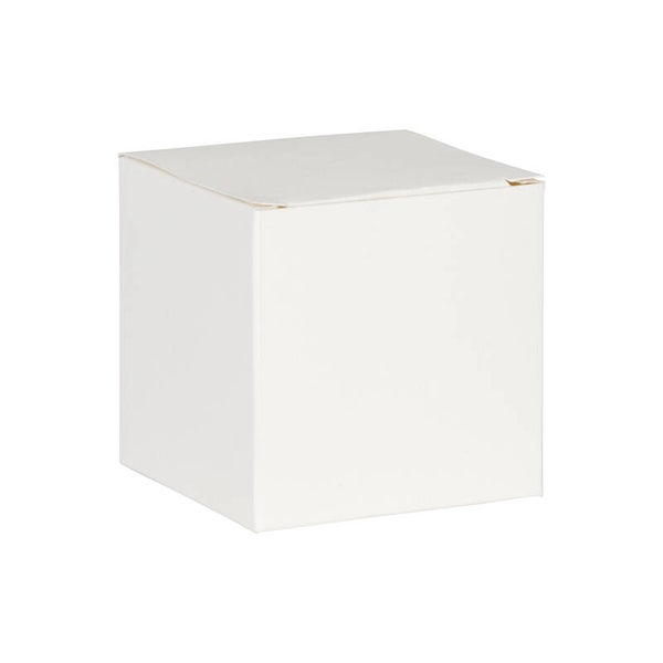 Kubus gebroken wit met glinstering (715.002)