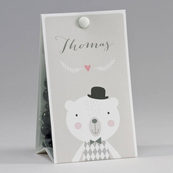 Snoepzakwikkel beer met bolhoed (747.062)