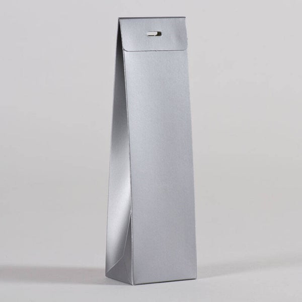 Hoog tasje zilverkleurig mat (778.042)