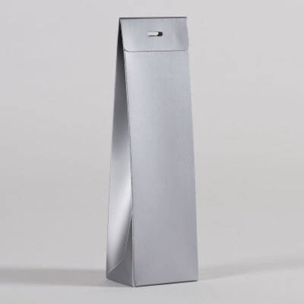 Hoog tasje zilverkleurig mat (778.042)