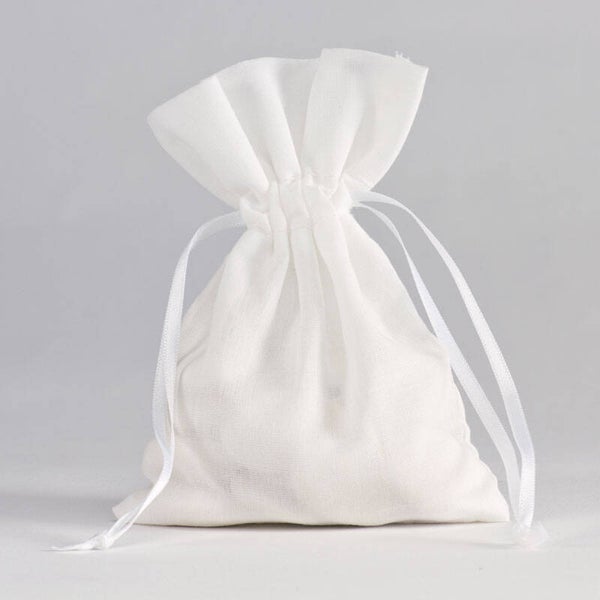 Stoffen zakje wit 791.108