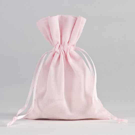 Stoffen zakje roze 791.105