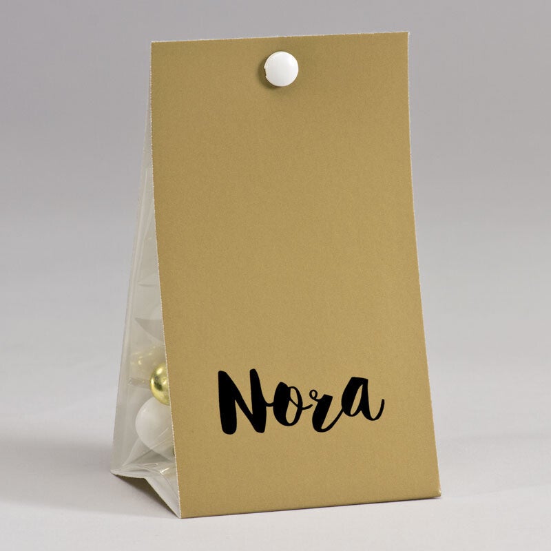 Snoepzakwikkel goudkleurig mat (748.043)