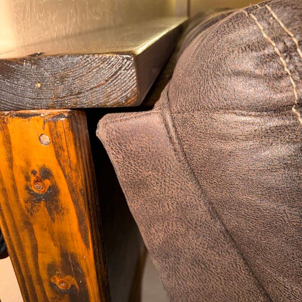 Behind The sofa table