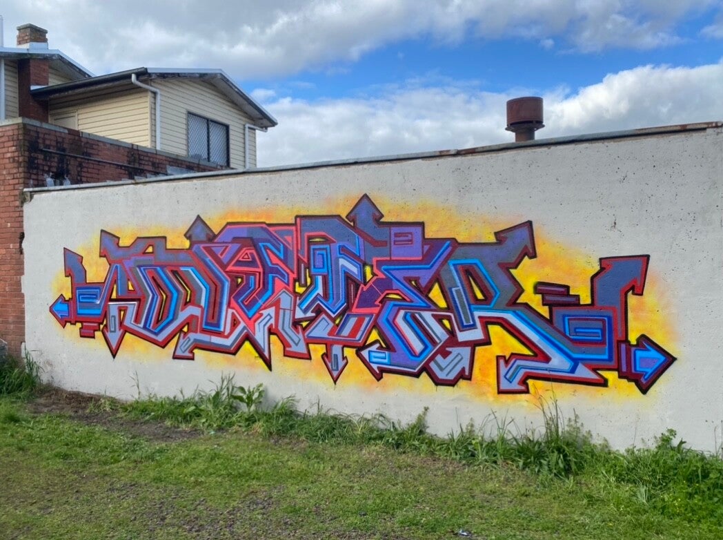 GRAFFITI PRINT IN FRAME