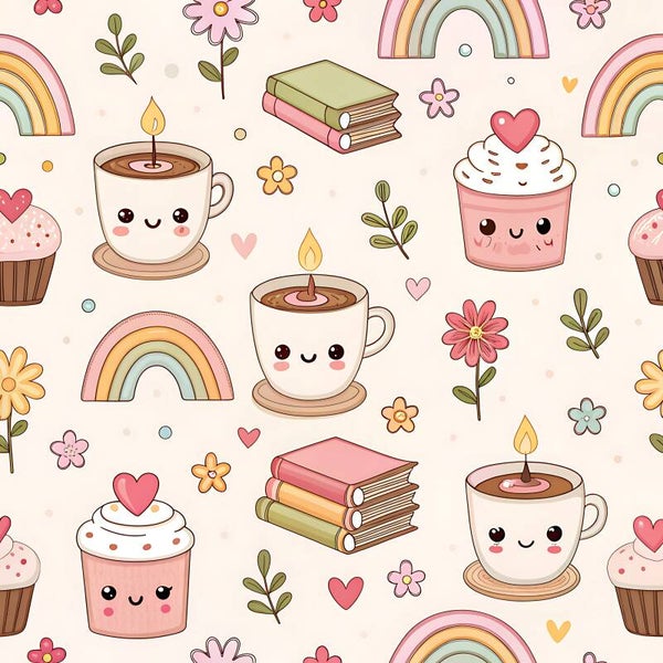 kaffe og regnbuer a4