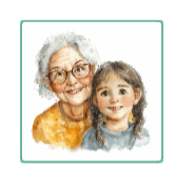 diecut bestemor gul