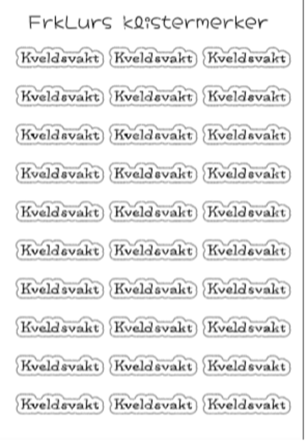 kvelds vakt