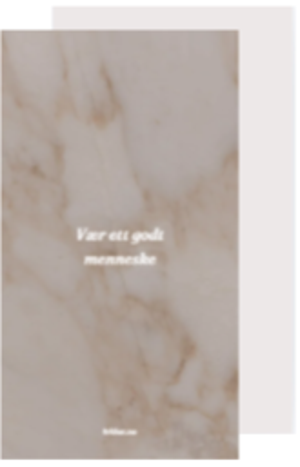 Vær ett godt menneske