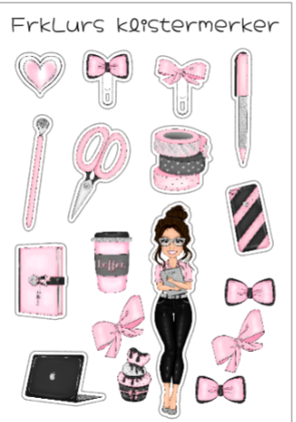 Rosa og sort planning