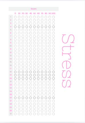 Stress  tracker A5