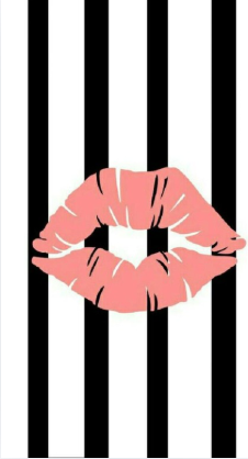 Stripete kyss personal rings