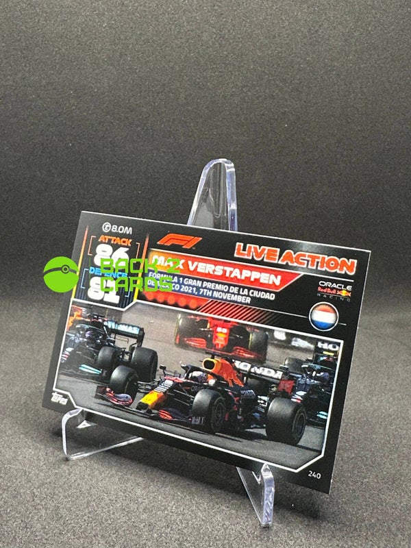 240 - Turbo Attax F1 2022 - Live Action - Max Verstappen