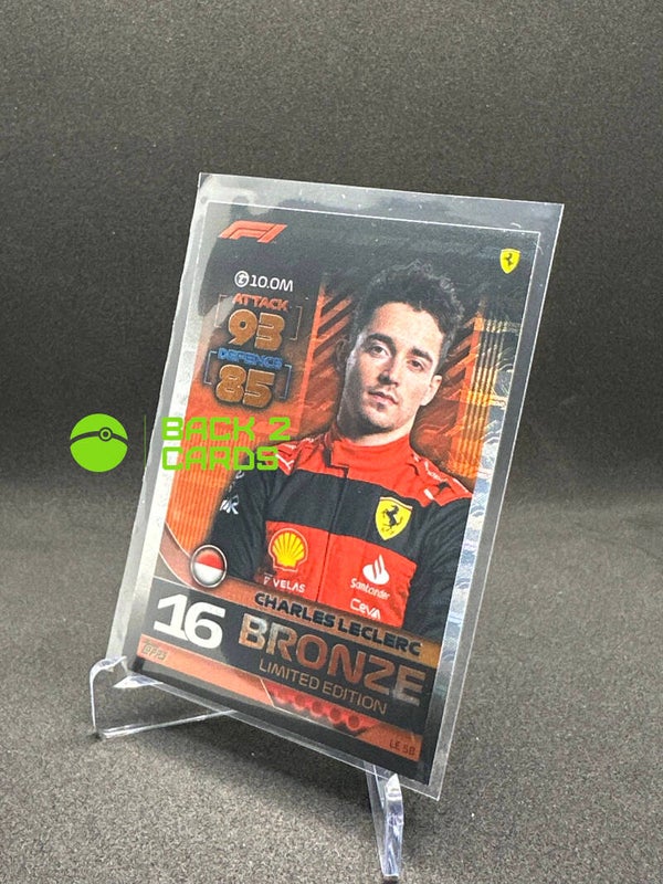 LE5B - Turbo Attax F1 2022 - Bronze Limitierte Karte - Charles Leclerc