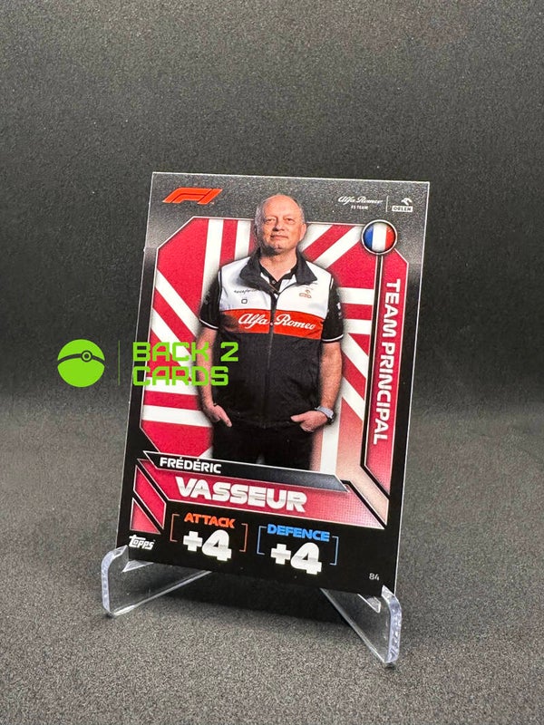 84 - Turbo Attax F1 2022 - Alfa Romeo F1 Team Orlen - Frederic Vasseur