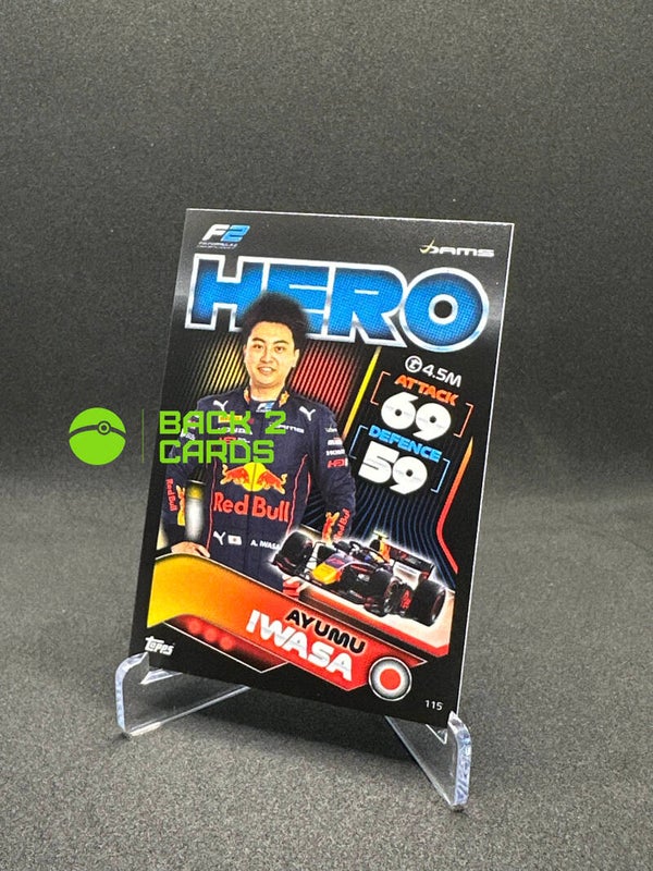 115 - Turbo Attax F1 2022 - F2 Team - Ayumu Iwasa