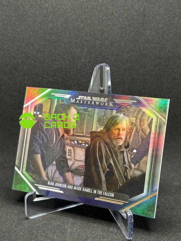 BTS-6 Rian Johnson and Mark Hamill in the Falcon Numbered 177/299