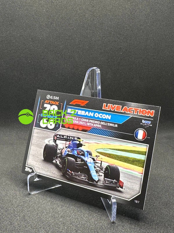 187 - Turbo Attax F1 2022 - Live Action - Esteban Ocon