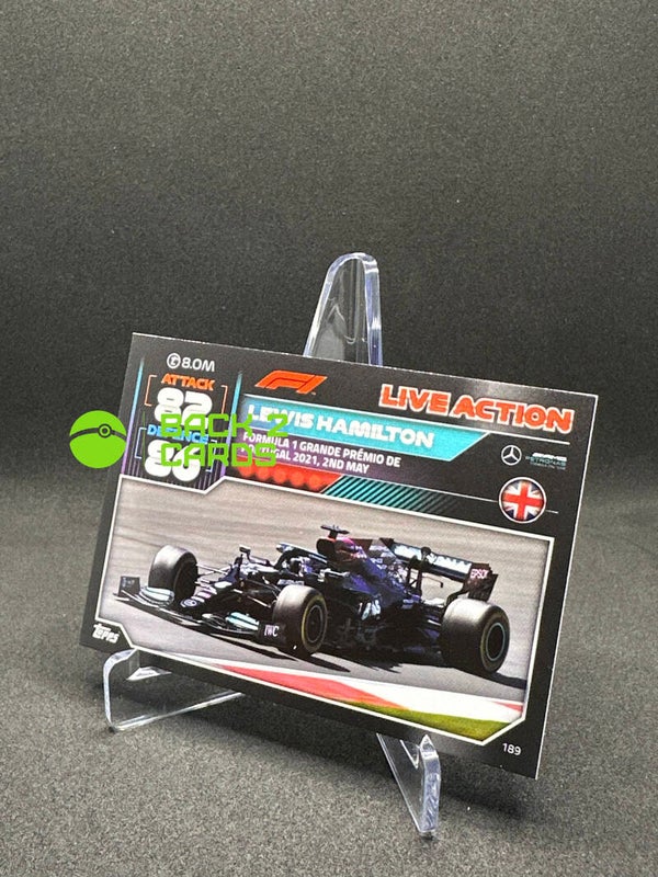 189 - Turbo Attax F1 2022 - Live Action - Lewis Hamiliton