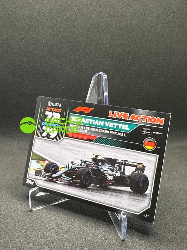 221 - Turbo Attax F1 2022 - Live Action - Sebastian Vettel