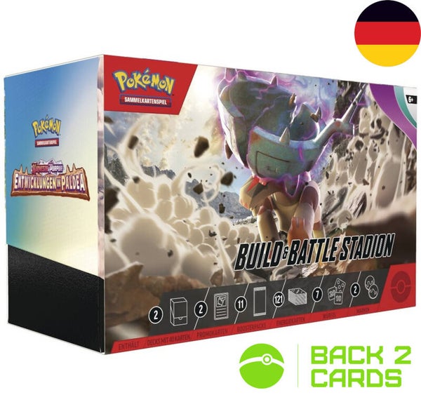Karmesin & Purpur Entwicklungen in Paldea Build & Battle Stadion - Deutsch