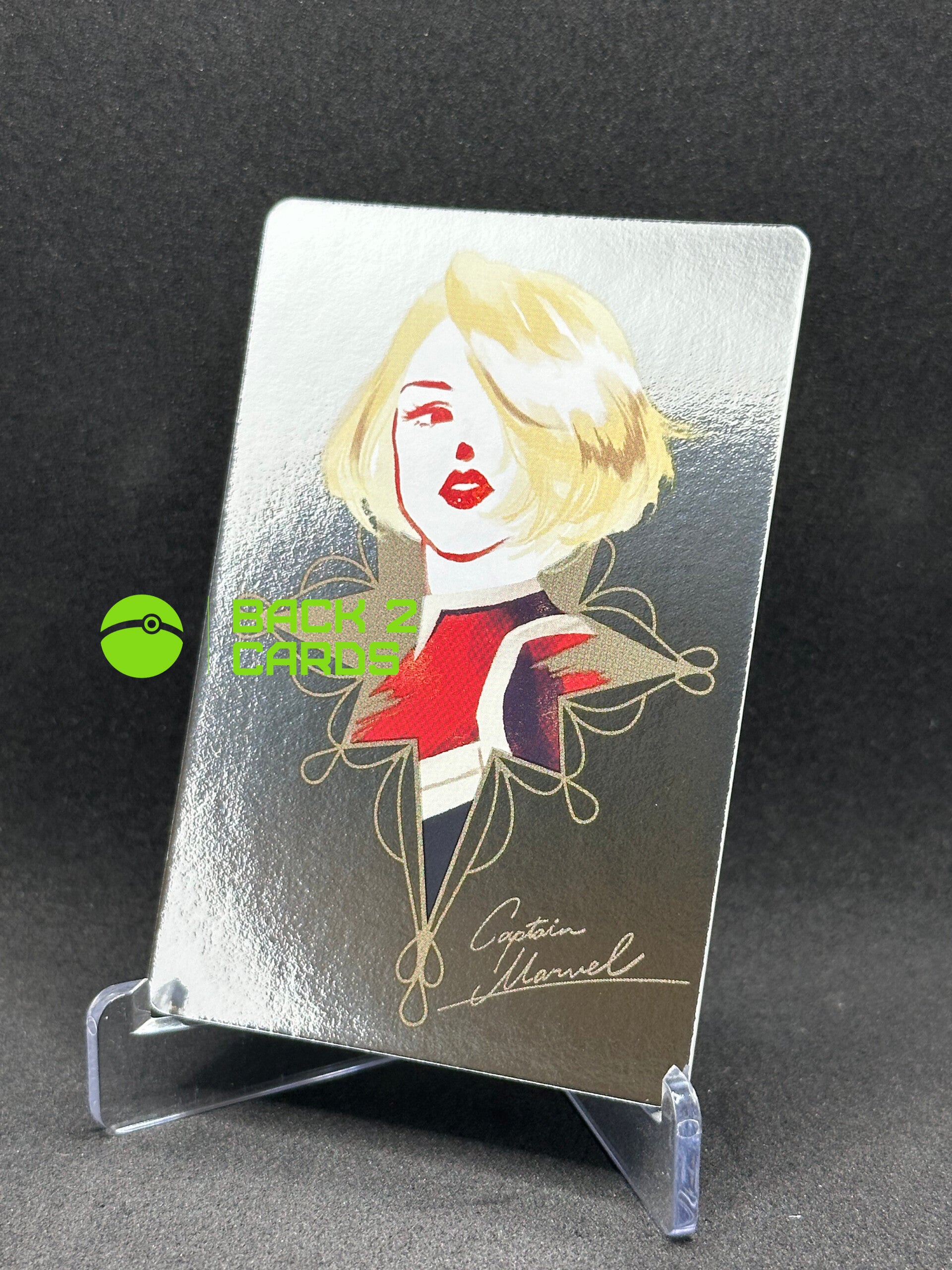 Disney 100 Wonder Bandai Carddass - Captain Marvel - Silver Foil